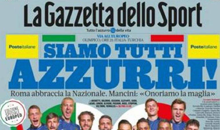 İtalyan basını coştu: Roma Gökmavililer'e kucak açtı