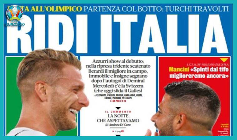 Türkiye-İtalya maçının dış basın yansımalarında gündem 