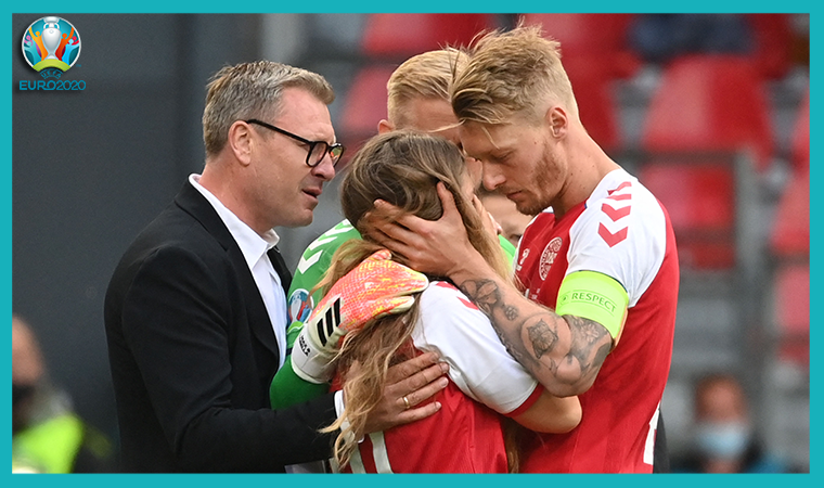 Christian Eriksen'in mücadelesi sırasında korku dolu anlar yaşandı