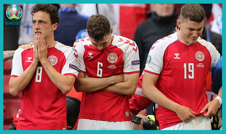 Christian Eriksen maçın devam etmesini istedi