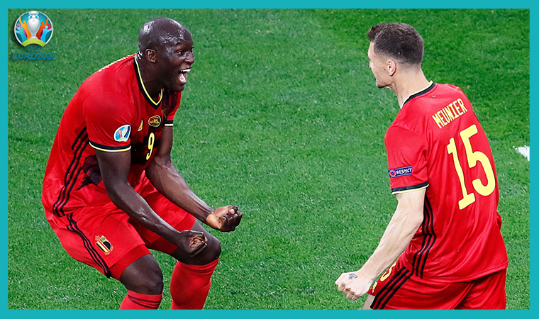 EURO 2020'de Belçika, Rusya'yı üç golle mağlup etti