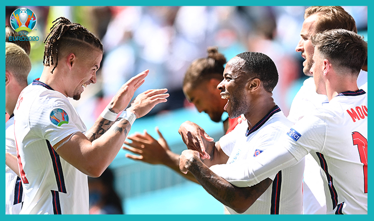 EURO 2020'de İngiltere Hırvatistan'ı mağlup etti