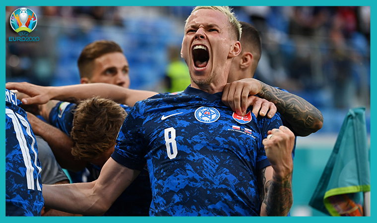 EURO 2020’de Slovakya, Polonya'yı mağlup etti