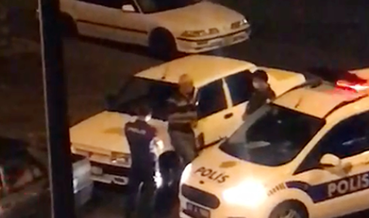 Sürücüden polise tehdit: Seni ya da çocuklarını bulup hesap soracağım