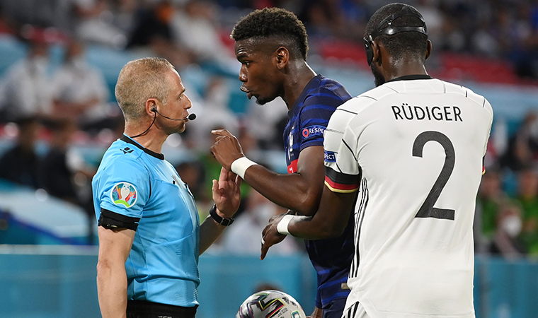 EURO 2020'ye damgasını vuran iddia; Rudiger Pogba'yı ısırdı mı?