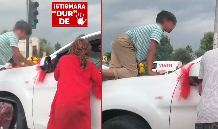 Ölümüne bahşiş kamerada! Gelin arabasının üzerine atladı