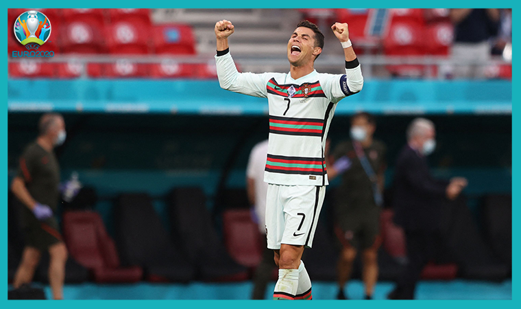 UEFA'dan sporcuların sponsor içeceklerini kaldırmasına tepki