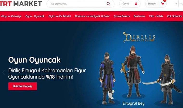 TRT market açtı: Diriliş Ertuğrul maketi, Melik Şah yüzüğü...