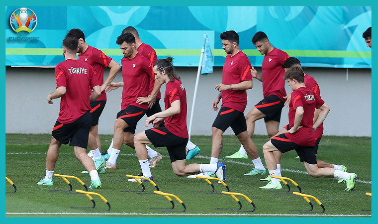 EURO 2020'de A Milli Futbol Takımı, İsviçre maçının hazırlıklarını tamamladı
