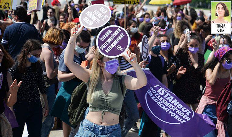Maltepe’de kadın dayanışması: Sözleşmeden vazgeçmiyoruz!