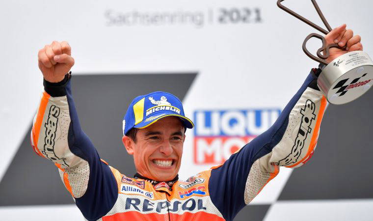 MotoGP Almanya Grand Prix'sinde zafer Marc Marquez'in