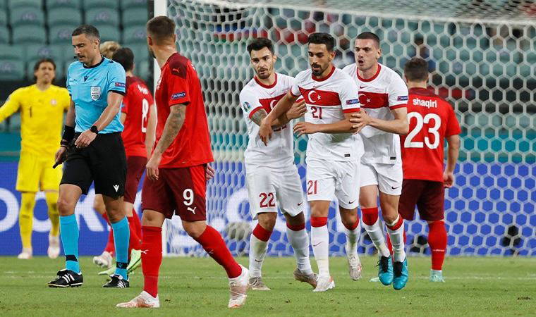 EURO 2020'de A Milli Futbol Takımı, İsviçre'ye mağlup oldu