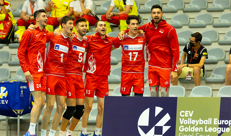 A Milli Erkek Voleybol Takımı, CEV Avrupa Altın Ligi şampiyonu!