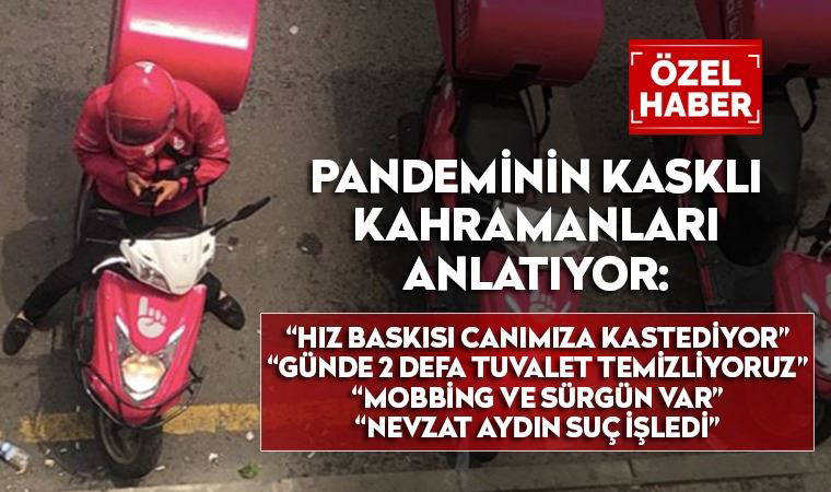 Pandeminin kasklı kahramanları motokuryeler anlatıyor: ‘Sendikalaşmak ve insanca çalışmak istiyoruz’