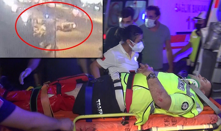 Bursa’da sürücü, polis noktasına böyle daldı: 2’si polis 4 yaralı