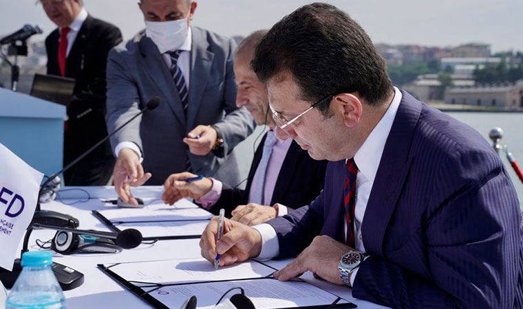 İBB ile AFD arasında 93 milyon Avroluk ön protokol! İmamoğlu imzaladı