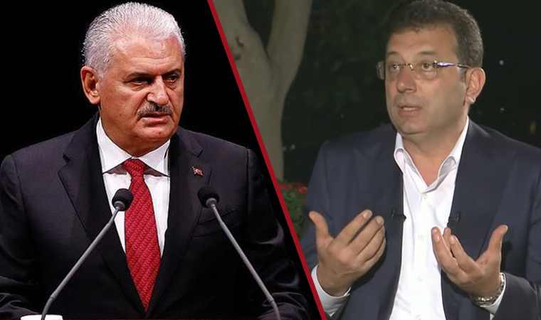 Ekrem İmamoğlu'ndan canlı yayında Binali Yıldırım'a olay gönderme