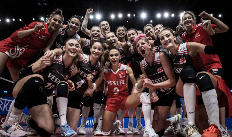 A Milli Kadın Voleybol Takımı Milletler Ligi'nde üçüncü oldu