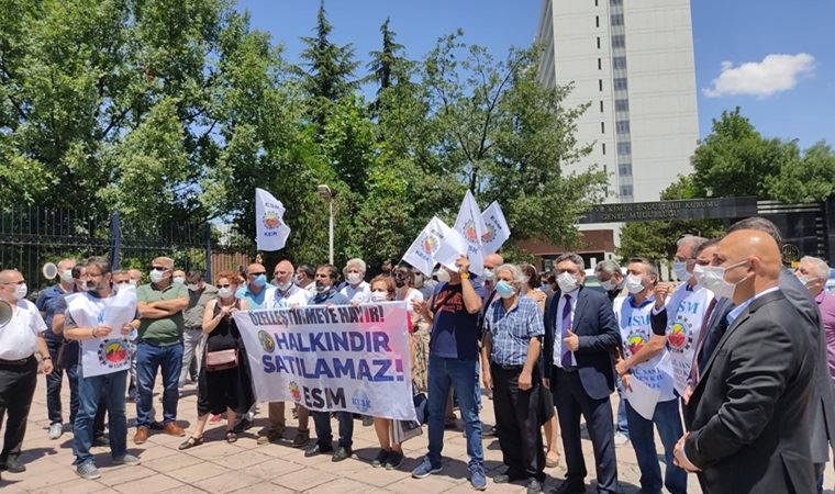 MKE Genel Müdürlüğü önünde protesto: 