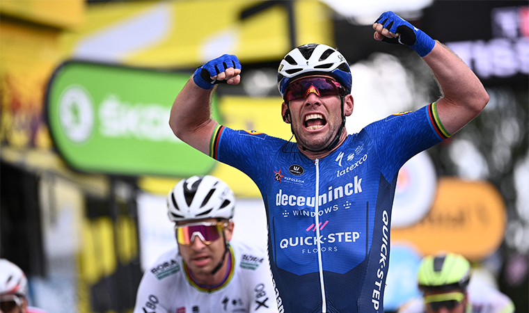 Fransa Bisiklet Turu'nun dördüncü etabında zafer, Mark Cavendish'in