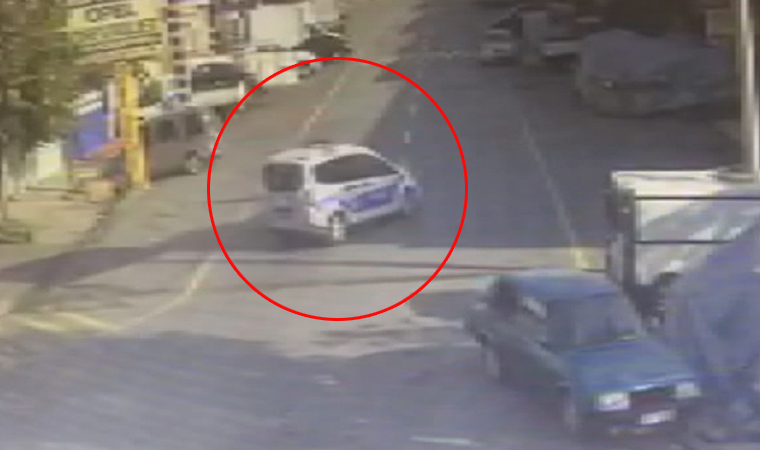 Tamir için bırakılan polis otosuyla tur atan çıraklar, köpek çaldı