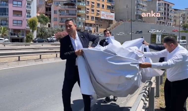 CHP'li Başarır'dan olay yaratacak yeni pankart