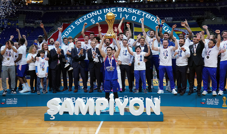 Anadolu Efes, Basketbol Süper Ligi şampiyonu!