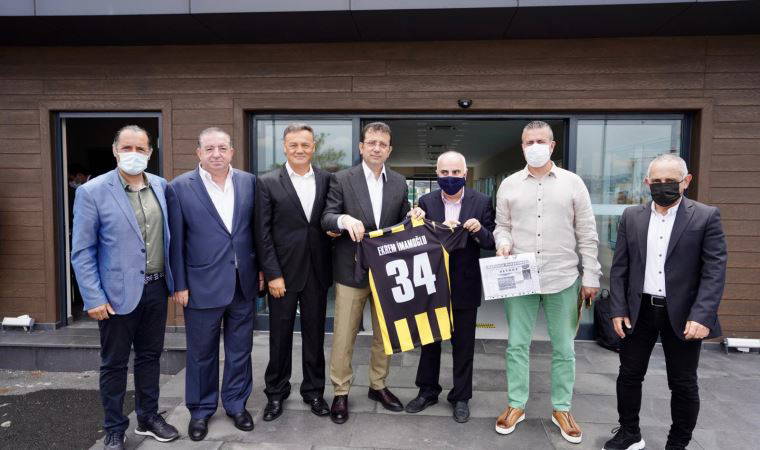 Ekrem İmamoğlu'ndan Beykoz Kulübü'ne ziyaret