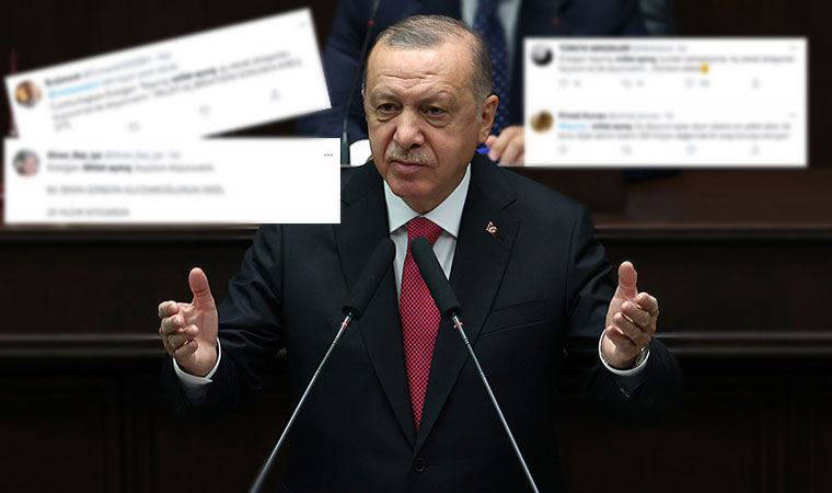 'Millet açmış' diyen Erdoğan'a sosyal medya tepki yağdı! İşte o paylaşımlar