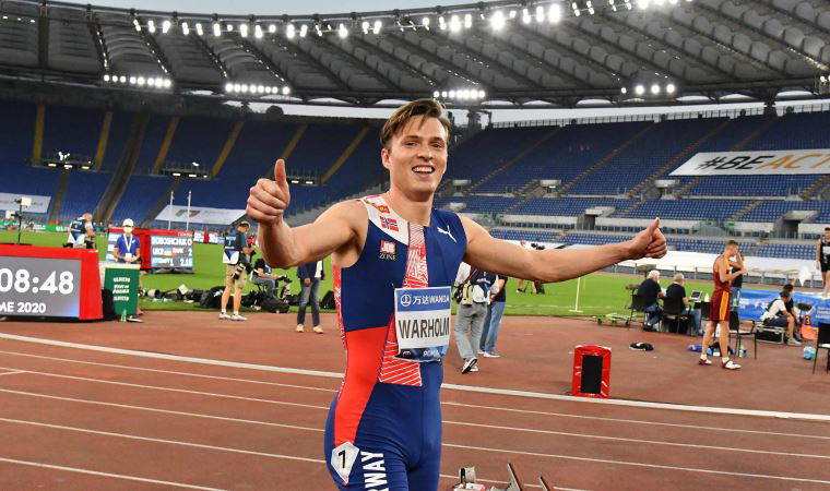 Karsten Warholm, erkekler 400 metre engellide dünya rekorunu kırdı