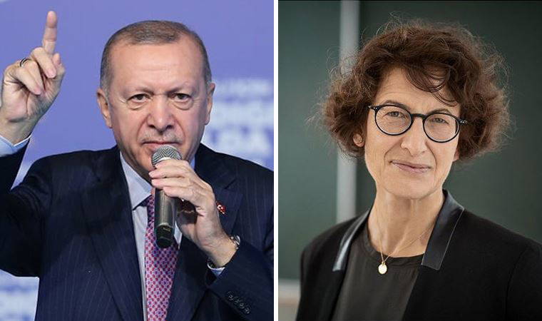 Bilim insanı Özlem Türeci'yi, 'Uğur Bey'in eşi' olarak niteleyen Erdoğan'a tepki yağdı