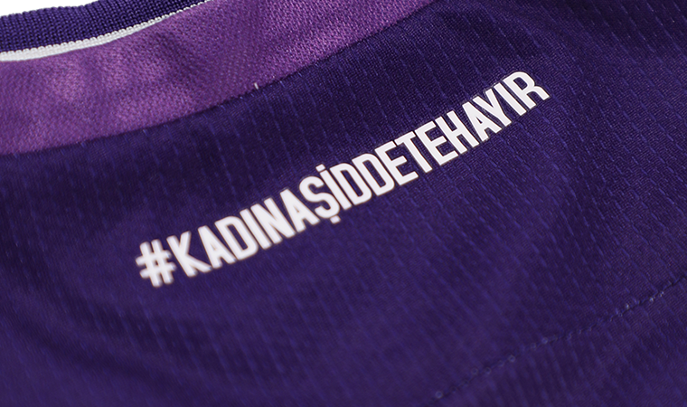 Samsunspor, kadına şiddete 
