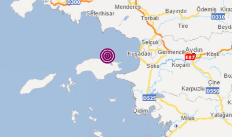 Ege sallanıyor! Aydın Kuşadası'nda korkutan deprem