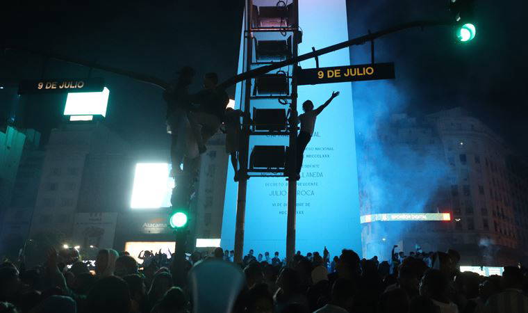 Arjantin halkı Kupa Amerika zaferini kutluyor