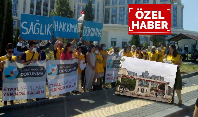 Şişli Etfal için harekete geçildi: "Halk özel hastanelere mahkum edilecek"