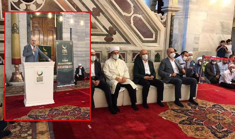 AKP'li Numan Kurtulmuş cemaatin 