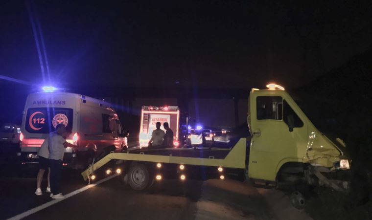 Kuzey Marmara Otoyolu’nda zincirleme kaza: 2’si çocuk 5 yaralı