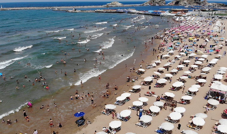 Şile'de denize girmek yasaklandı (22.07.2021)