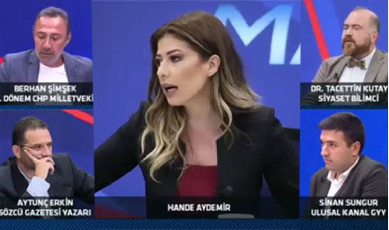 TV100 canlı yayında Berhan Şimşek ile Tacettin Kutay arasında sert tartışma