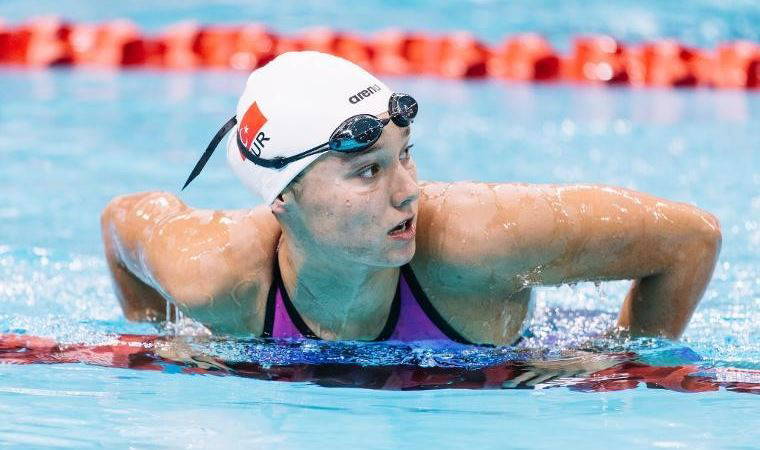 TOKYO 2020 | Yüzmede tribüne çıktı!