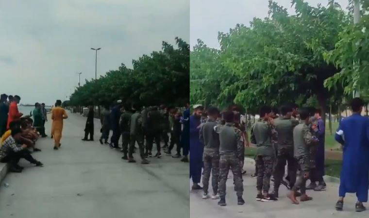 Kim bu Afgan askeri kıyafeti giyenler? Yer Zeytinburnu Sahili