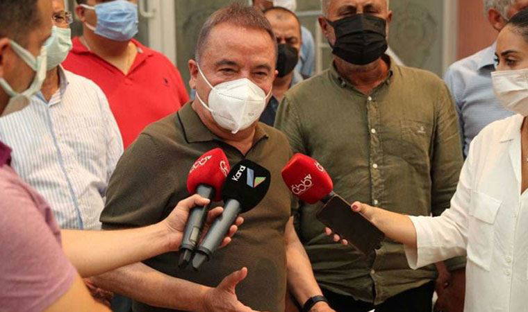 Antalya Büyükşehir Belediye Başkanı Böcek yangınla ilgili son durumu açıkladı