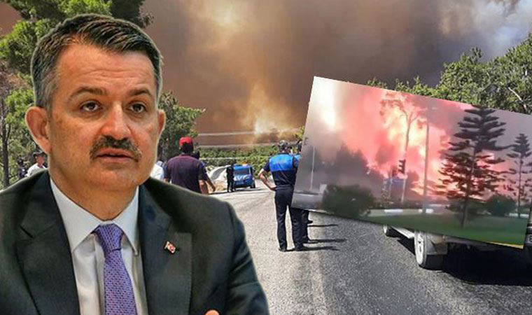 Bakan Pakdemirli açıkladı: Manavgat'ta bir yurttaş hayatını kaybetti