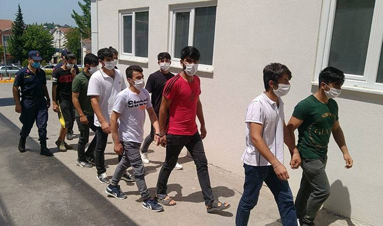 Firma ihbar edildi: İnşaatlarda kaçak çalıştırılan 21 Afgan işçi yakalandı