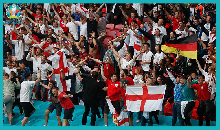 EURO 2020'de İngiltere yenilgisine ağlayan Alman taraftar için bağış toplandı