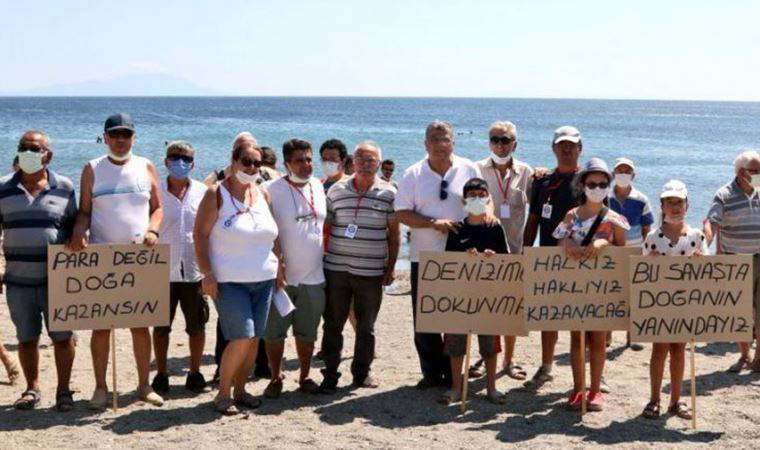 Liman projesine tepki: Akarca sahilinin sonunu getirir!