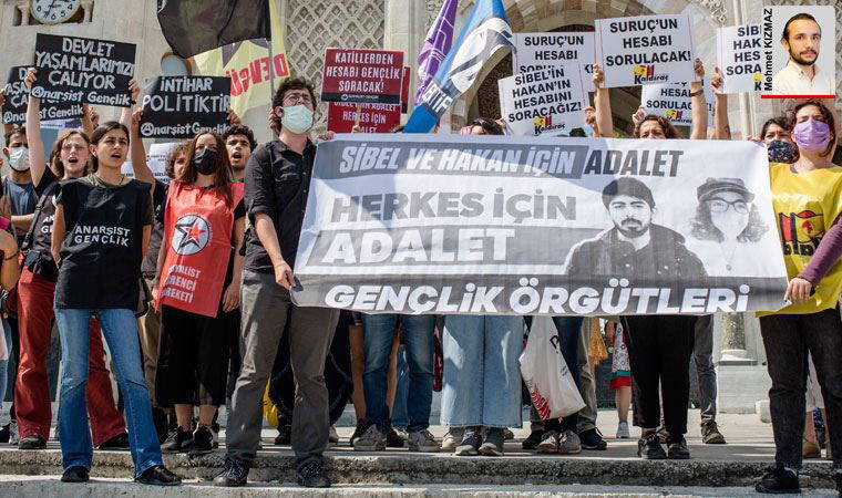 Öğrenciler arkadaşları için eylem yaptı: Adaletsizlikler düzenine teslim olmayacağız