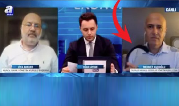 Canlı yayında kedi sürprizi