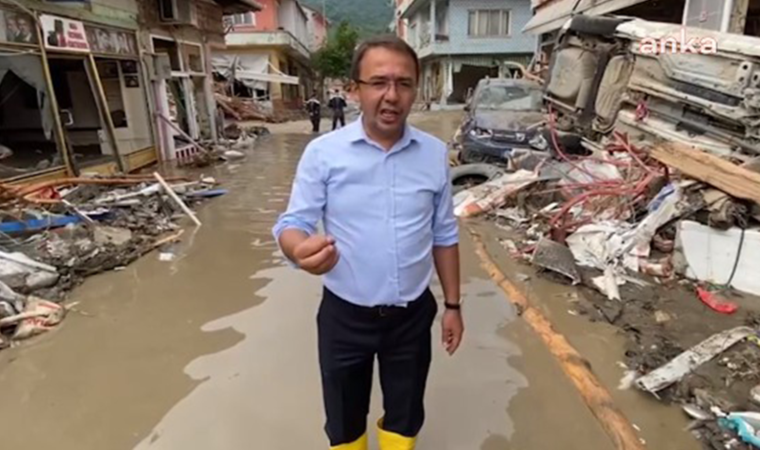 CHP'li vekil sel felaketinin yaşandığı Bozkurt'ta: Acilen içme suyu, ekmek gibi temel gıdalar
