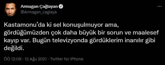 Ünlü isimlerden sel felaketi tepkisi: 'Gördüğümüzden çok daha büyük'